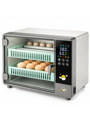 [EVO-24-KABIN] 24 Yumurtalık Tam Otomatik Hobi Kuluçka Makinesi | Kabin Tip Model