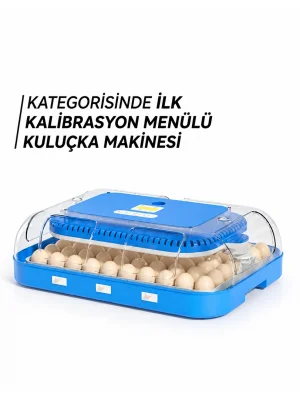 [EVO-70-KAZ] 70 Yumurta Kapasiteli Tam Otomatik Kuluçka Makinesi – Nem Kontrollü, Kaz Uyumlu